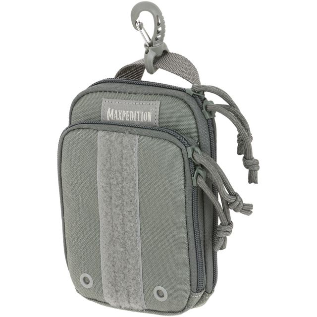 Maxpedition ZipHook Small Pocket Organizer 4.5in x 1.5in x 6.5in Foliage Small - Maxpedition