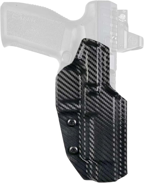 Maxtor Tactical Kydex Classic Clip-on OWB Belt Holster Glock 34/35 Right Carbon Fiber - Maxtor Tactical