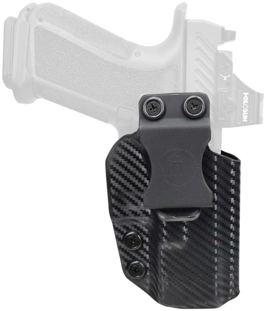 Maxtor Tactical Low Sweat Shield Kydex IWB Holster CZ P-10 C Right Carbon Fiber - Maxtor Tactical