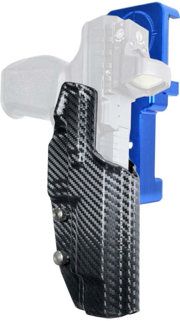 Maxtor Tactical Alloy Competition Kydex OWB Holster Prodigy 5'' Right Carbon Fiber/Blue - Maxtor Tactical
