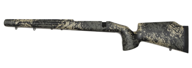 McMillan Game Warden Universal Long Action Rifle Stock LH HLS Camo/Dark Pine - Mcmillan