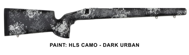 McMillan U-1 Adjustalbe RH Universal Long Action Rifle Stock HLS Camo/Dark Urban - Mcmillan