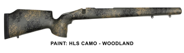McMillan U10-7 Adjustable Universal Short Action Rifle Stock RH HLS Camo/Woodland - Mcmillan