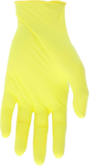 MCR Safety 3.5 mil NitriShield Gloves Yellow 2XL - Mcr Safety