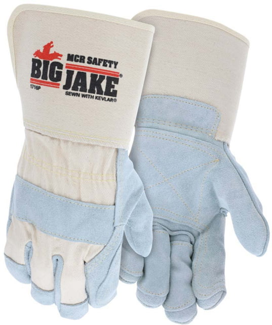 MCR Safety Big Jake Premium A+ Side Leather Palm Work Gloves Extra Large - Mcr Safety