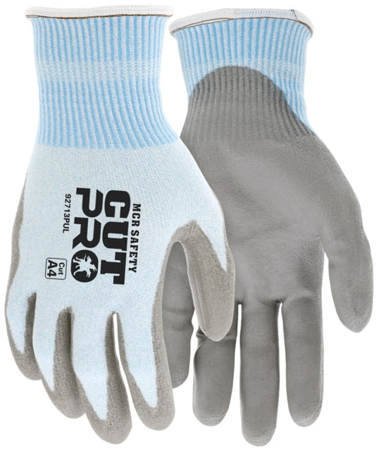 MCR Safety Cut Pro 13 Gauge Hypermax Black PU Sleeves - Men's Black - Mcr Safety