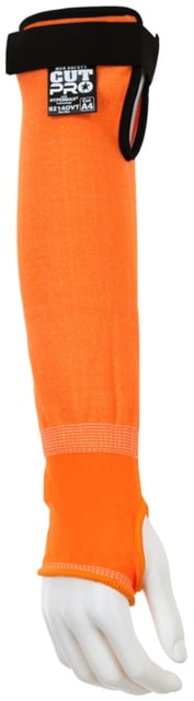 MCR Safety Cut Pro 13 Gauge Hypermax Hi-Visibility Orange Sleeves - Men's 14in - MCR Safety