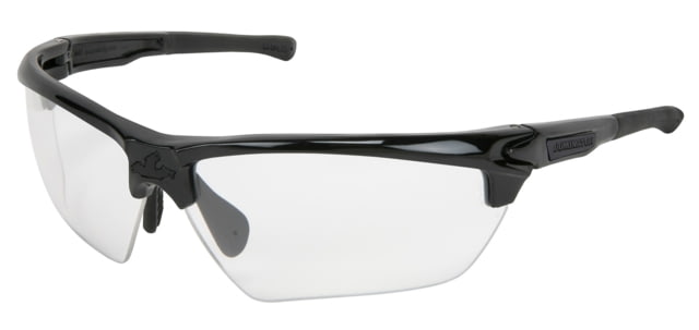 MCR Safety Dominator DM3 Black Frame Black TPR Max6 Anti-Fog Lens Coating Clear One Size - Mcr Safety