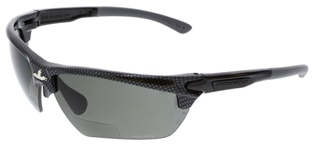 MCR Safety Dominator DM3 Magnifier 2.0 Diopter Polarized Lens MAX36 Anti-Fog/Anti-Scratch Coating Gray One Size - Mcr Safety