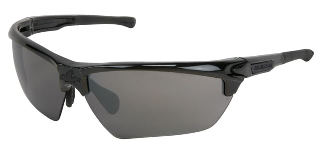 MCR Safety Dominator DM3 Series Safety Glasses Polarized MAX36 Anti-Fog Lenses Adjustable Wire Core Temples and Nose Piece Black Mirror One Size - MCR Safety
