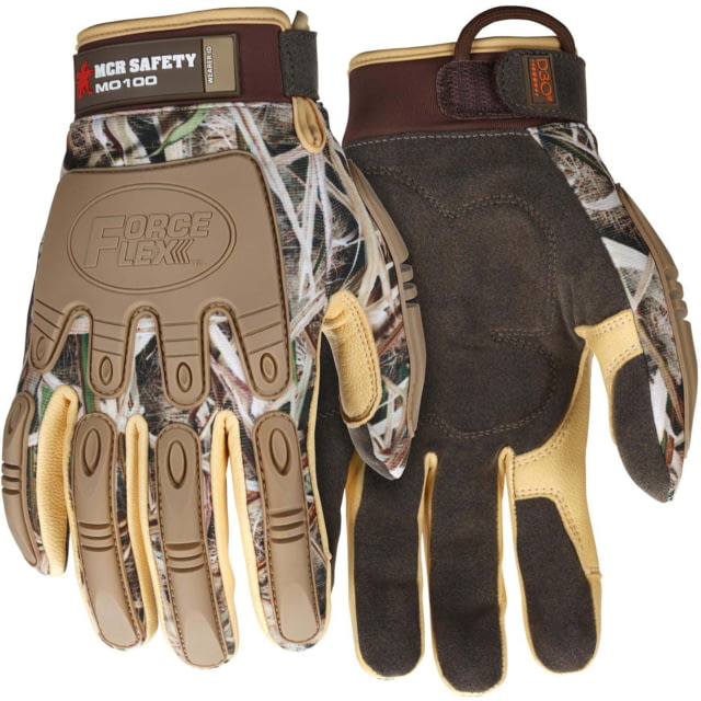 MCR Safety ForceFlex Multi-Task Mossy Oak D3O Gloves 2XL - Mcr Safety