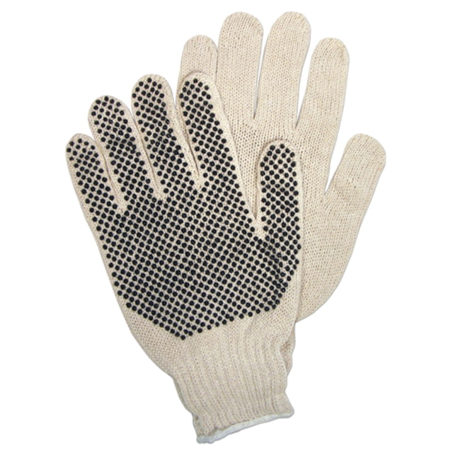 MCR Safety Cotton String Knit 7 Gauge Regular Weight White String Knit Work Gloves Medium - Mcr Safety