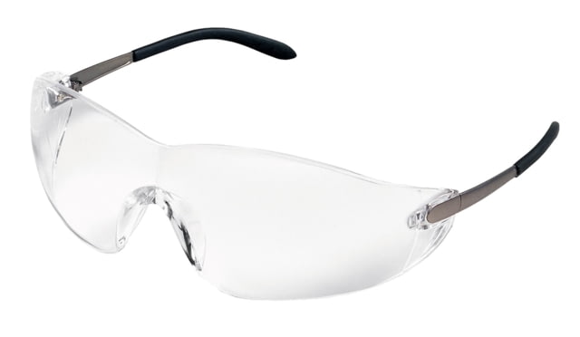 MCR Safety S22 Series Safety Glasses with UV-AF Lens Soft Non-Slip Temple Smaller Lens Design Clear One Size - MCR Safety