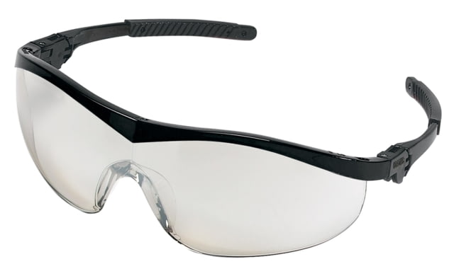 MCR Safety ST1 Series Safety Glasses Non-Slip Temple Grips I/O Clear Mirror One Size - MCR Safety