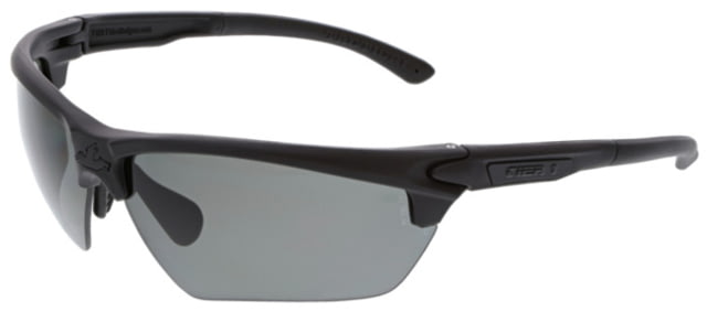 MCR Safety Tier1 T123 Tactical Gear Safety Glasses Matte Black Frame Gray MAX6 Superior Anti-Fog Lens One Size - Mcr Safety