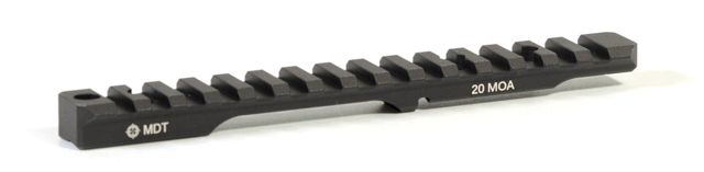 Mdt MDT 20 MOA Picatinny Scope Base Tikka T1x Rimfire Black Picatinny - $69.99 at Optics Planet