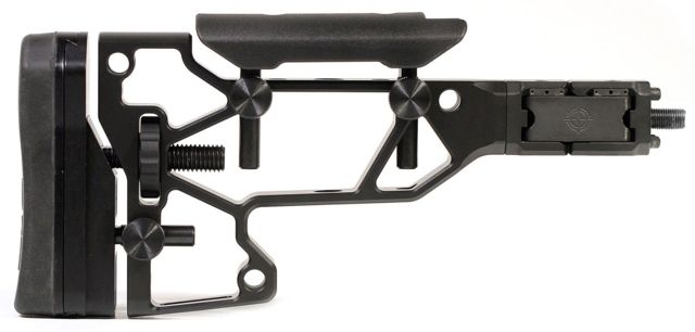 DEMO MDT Folding Skeleton Rifle Stock for ESS Chassis Black - Mdt