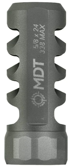 MDT .338 Cal 5/8x24 Titanium Magnum Hunt Muzzle Brake 109150-RTI - MDT