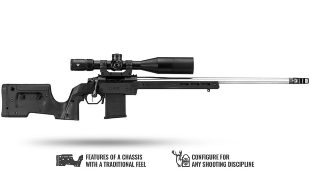 MDT XRS Savage Rifle Chassis, Long Action CIP, Right Hand, Black, 106015-BLK by USA MDT Rifle Stocks