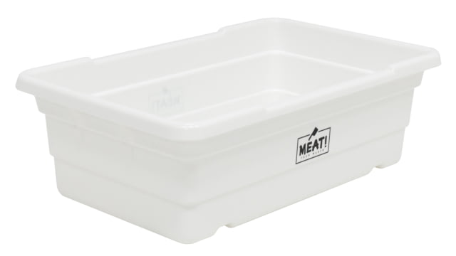 Meat! Your Maker MEAT Your Maker 50 lb Meat Lug White 24in x 15in x 8in - $29.99 at Optics Planet