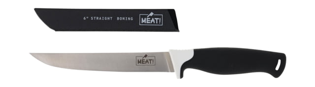 MEAT Your Maker Boning Butcher Knife 6 in German 4116 Steel Straight Blade Polymer Handle - Meat! Your Maker