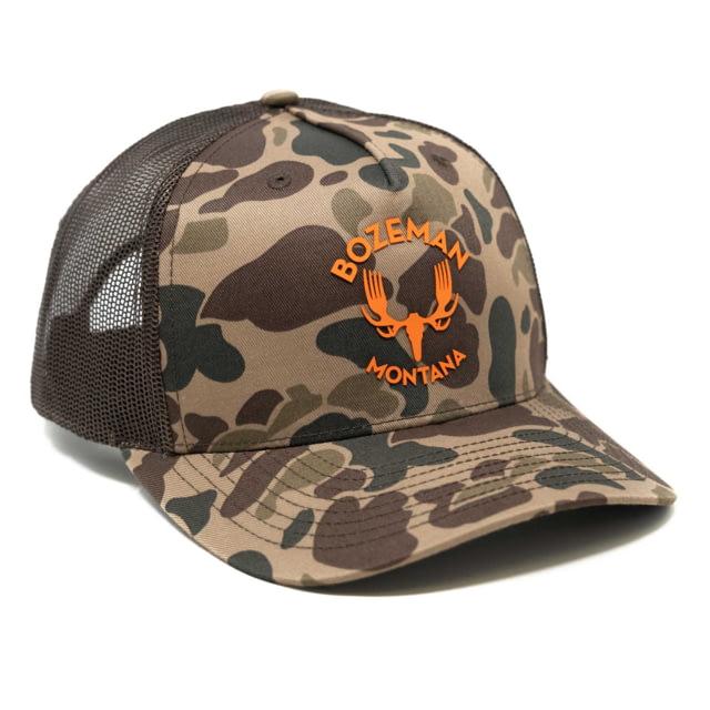 MeatEater BZN MT Hat - Men's Bark Duck Camo/Brown One Size