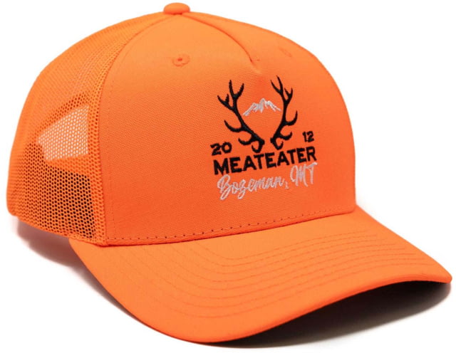 MeatEater Elk Antlers Hat - Men's Blaze Orange One Size