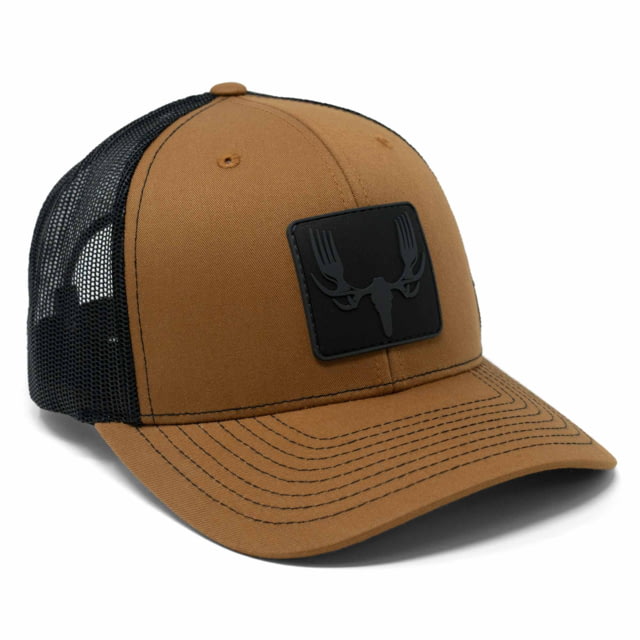 MeatEater Tech Patch Trucker Hat - Men's Carmel/Black One Size