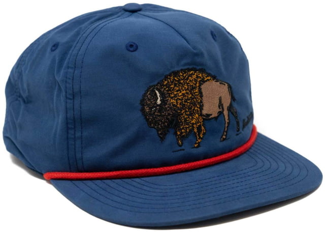 MeatEater Vintage Buffalo Hat - Men's Navy/Red One Size