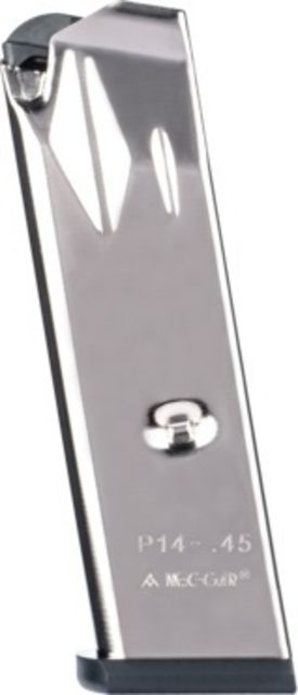 -Gar Pistol Magazine PARA P14 .45 ACP 10-Round Nickel Finish Ammo
