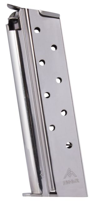 -Gar Pistol Magazine 1911 9mm Luger .45 ACP 8 Round Nickel 1 Pack Carbon Steel 8RD Ammo