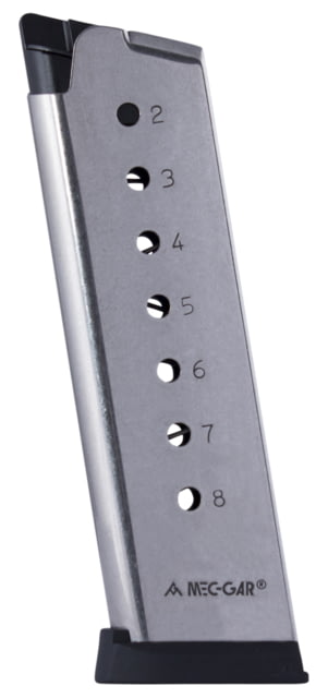 Mec-Gar Mec-Gar 1911 GOVT. .45ACP 8 Round Pistol Magazine Stainless Steel 1 Pack Stainless Steel 8RD - $37.89 at Optics Planet