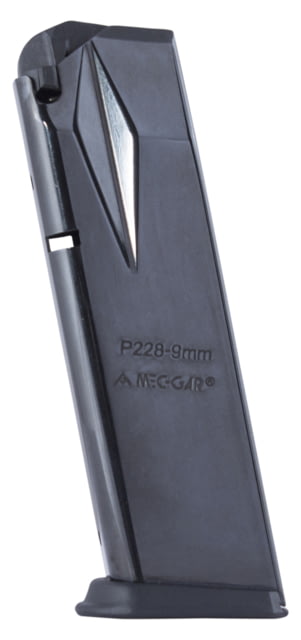 Mec-Gar Pistol Magazine SIG P228 9mm Luger 15 Round Blued 1 Pack Carbon Steel 15RD