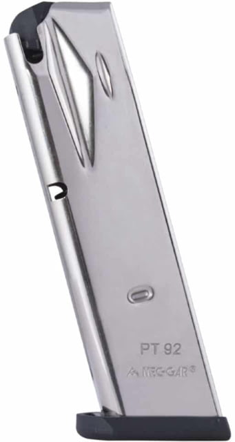 -Gar Taurus PT 92/99 Pistol Magazine 9mm Luger 15 Round Nickel 1 Pack Nickel 15RD Ammo