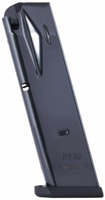 -Gar Taurus PT 92/99 Pistol Magazine 9mm Luger 15 Round Blued 1 Pack Carbon Steel 15RD Ammo