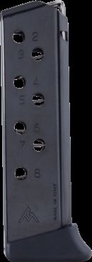 -Gar Walther PP Magazine 8 Rounds W/Polymer Finger Rest Nickel .32 ACP 8RD Ammo