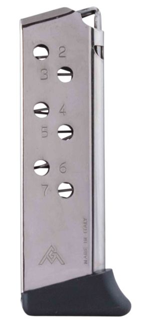 -Gar Walther PPK Magazine 7 Rounds W/Polymer Finger Rest Nickel .32 ACP 7RD Ammo