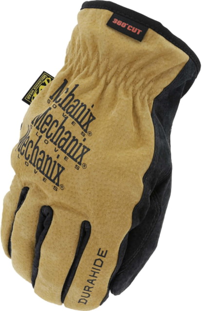 Mechanix Wear Durahide Leather Driver Gloves- Men's Black /Tan Extra Large - Mechanix Wear