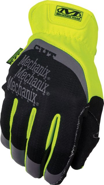 Mechanix Wear FastFit E5 Cut Resistant Gloves - Men's Flourescent Yellow 2XL - Mechanix Wear