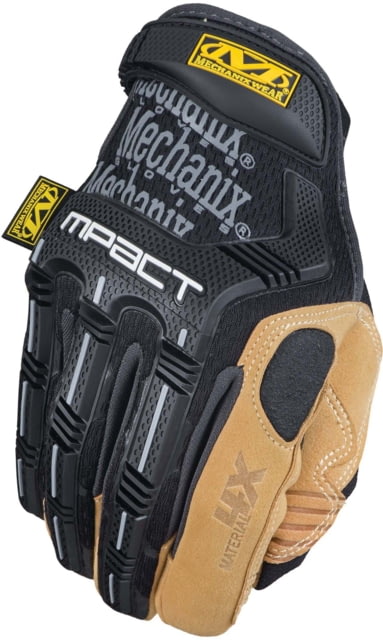 Mechanix Wear Material4x M-Pact Glove - Men's, Black/Yellow, Large, MP4X-75-010