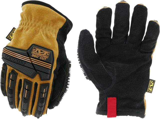 Mechanix Wear Durahide M-Pact Driver C4-360 Gloves - Men's Black/Brown Large - Mechanix Wear