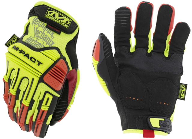 Mechanix Wear M-Pact Hi-Viz Gloves - Men's Hi-Viz Yellow 2XL - Mechanix Wear