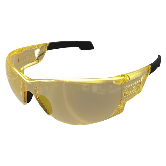 Mechanix Wear Type-N Safety Glasses Black Frame with Amber Lens - Mechanix Wear