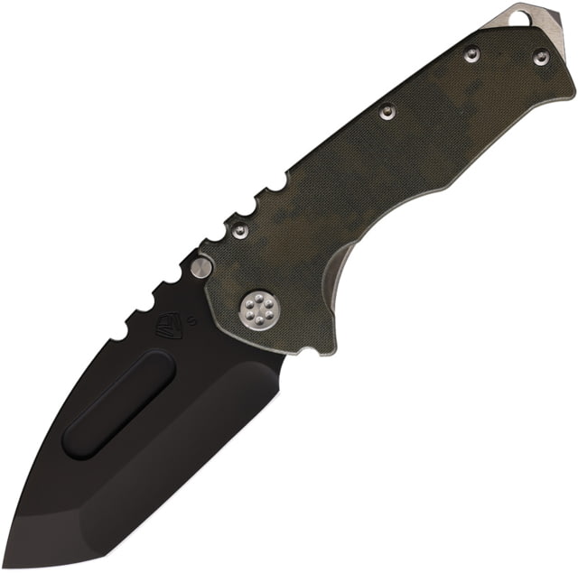 Medford Praetorian G Digital Camo G10 Folding Knife 5.25in Closed 4in Black PVD S35VN Stainless Tanto Blade Digital Camo G10 Handle - Medford