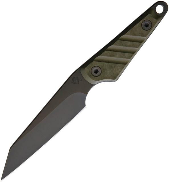 Medford UDT-1 Fixed Blade OD G10 Knife 4.25" black PVD coated S35VN stainless blade OD green G10 handle - Medford