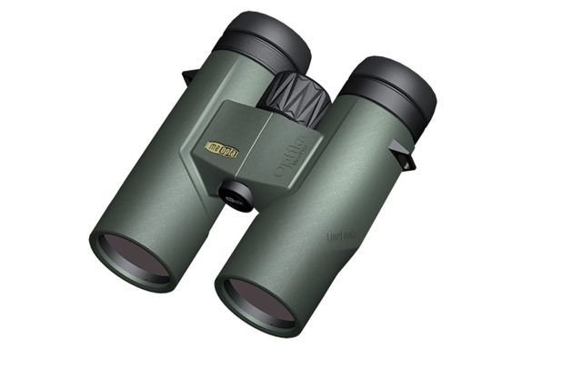 Meopta Optika HD 10x42mm Roof Prism Binoculars, Molded Rubber Armor, Green, 653505