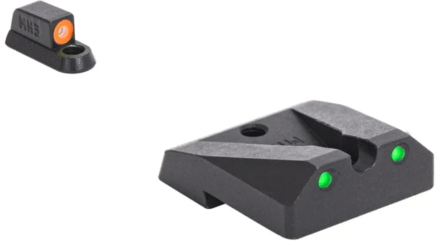Meprolight Meprolight Hyper-Bright - Highly Visible Day/Night Self-Illuminated Sights CZ Shadow 2 Orange Front Green Rear Black - $109.99 at Optics Planet