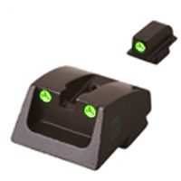 USED Meprolight Night Sight Green Front/Rear Para 12.4514.40 &14.45 LDA Pre 2007 ML11801G EDEMO2 Used Condition Fair Installed/Mounted - Meprolight