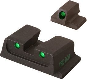 Meprolight Meprolight Tru-Dot Night Sight Set Novak Replacement for S&W M&P Green ML11766G - $99.99 at Optics Planet