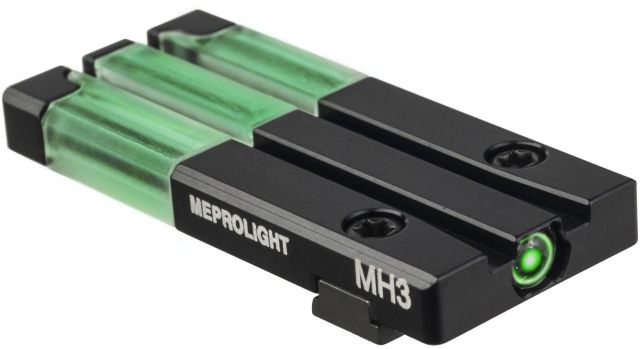 USED Meprolight FT Bullseye Tritium Self-Illuminated Rear Night Sight H&K VP9 Green Circle-Dot  EDEMO1 Condition Fair Other - Meprolight
